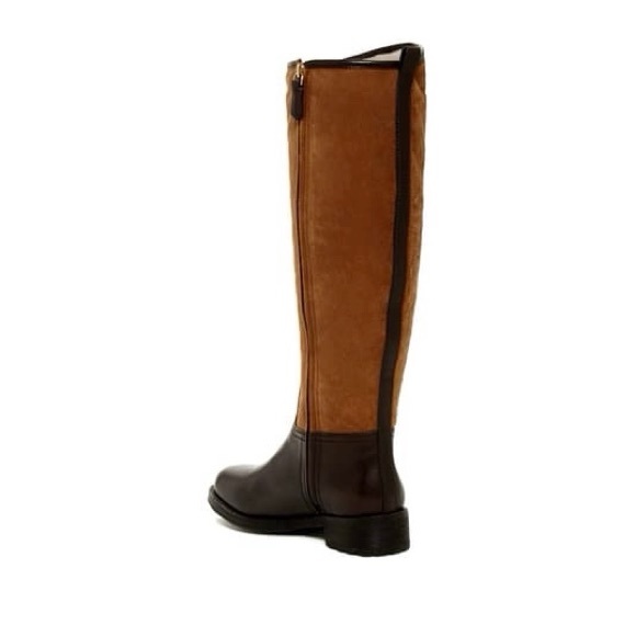 Tory Burch Kensington Genuine Shearling Lined Riding Boot  Size 6.5 NWOT - Picture 4 of 11